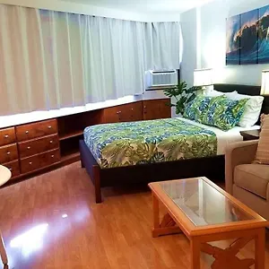 Waikiki Marina Studio, Ocean View, Free Parking & Wifi Apartment