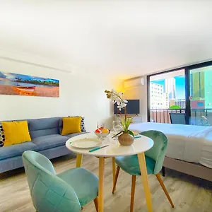 Cozy Studio At Bamboo Close To Waikiki Beach Apartment